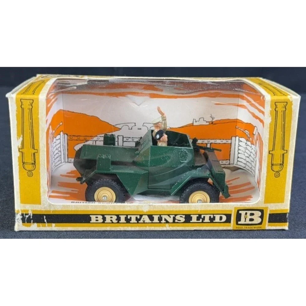 Britains Military Vehicles WWII British Scout Car Daimler Dingo 9781 Boxed